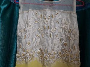 Stunning Light Yellow Ethnic Gown