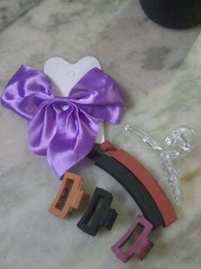Assorted Hair Clips &amp; Bow Set