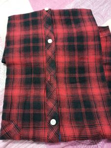 Red &amp; Black Checked Shirt