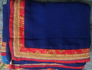 Blue Saree