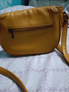 Fastrack mustard Sling bag