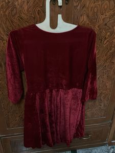 Elegant Velvet Wrap Dress