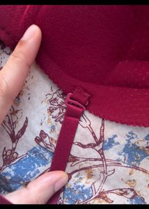 Maroon Push Up Bra