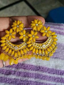 Oxidised Jhumka Earrings set of three pair