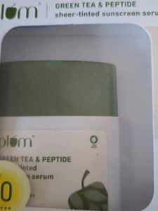 Plum Tinted Sunscreen Green Tea