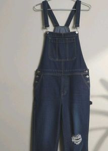 y2k streetwear dark washed denim jumpsuit
