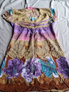 Bohemian Floral Print Dress