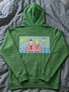 H&amp;M Green Graphic Print Hoodie