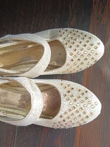 Sparkly Gold Girls' Shoes