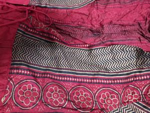 Boho Red Printed Jacket for women