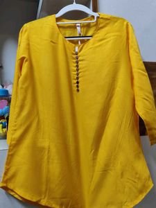 Vibrant Yellow Kurta