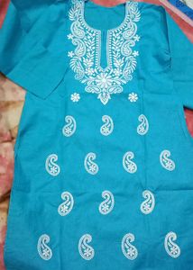 Chicken Kari Plazo Kurti