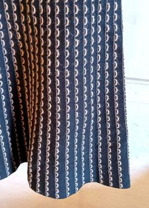 Patterned Midi Skirt