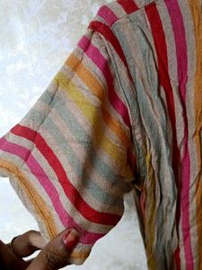 Bohemian Striped Maxi Dress