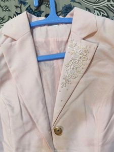 Baby pink cute blazer