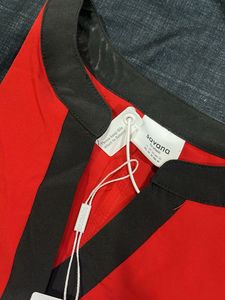 Vibrant Red Long Sleeve Top