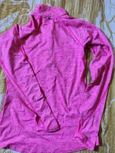 Nike Pink Dri-Fit 1/4 Zip Pullover