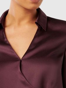 FOREVER NEW Elegant Satin Wrap Blouse