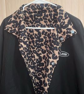 Reversible 2-way Vintage Leopard Print Jacket