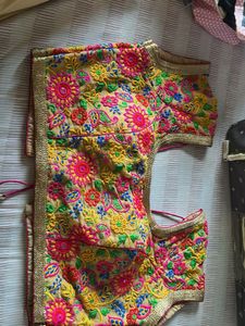Embroidered Sari Blouse