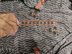 Green Salwar Kameez Suit Set
