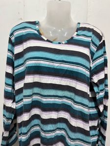 Striped Long Sleeve Top