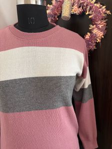 Striped Crew Neck Sweater