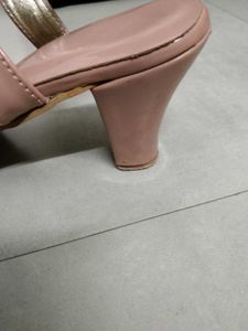 Elegant Pink Heeled Sandals