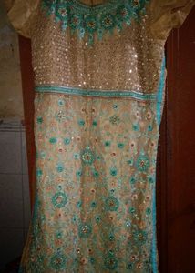 Embroidered Silk Blend Saree