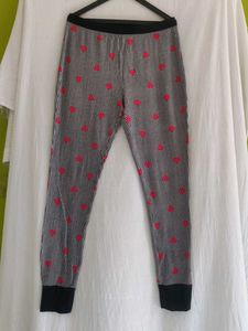 victoria's  secret Gingham Heart Pajama Bottoms