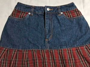 Mini jeans skirt
