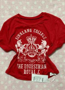 Red Graphic T-Shirt