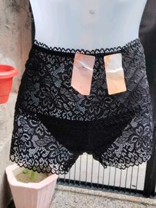 Lace High-Waist Briefs