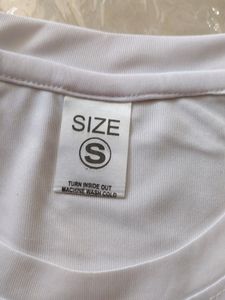 Men's Tshirt White Color Half Hand..