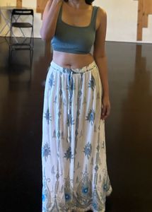 Floral Print Skirt