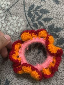 Handmade Crochet Scrunchie