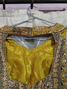 Embellished Yellow Ethnic Blouse