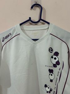 Asics White Panda Graphic T-Shirt