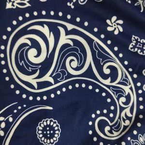 Stylish Blue Paisley Swim Top
