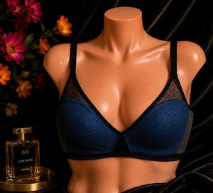 🇳🇿💫🎀Stylish Blue Mesh Bra for Women