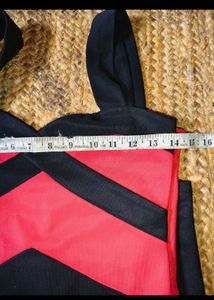 Chic Red &amp; Black Mini Dress