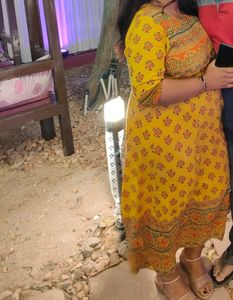 Foral Print Anarkali Kurta