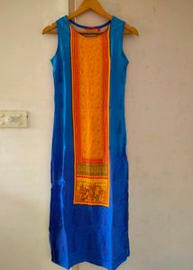 Long Sleeveless Kurti