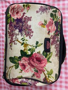 Vintage Floral Cosmetic Bag
