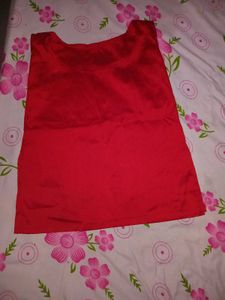 Vibrant Red Ethnic Blouse