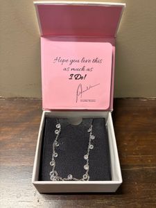 Delicate Crystal Chain Necklace