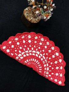 Semi Circle Crochet Clutch