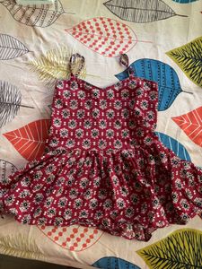Boho Print Flared Mini Dress