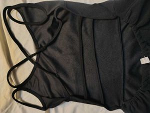 Black Backless Bodycon dress