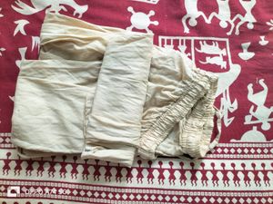 Srishti Pure Cotton  Off-white Churidar Pajama